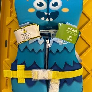 Speedo Infant Life Jacket in Blue and Yellow